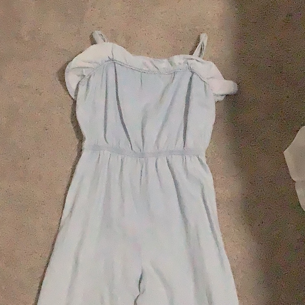 Copper Key Romper in Baby Blue (Not sold anymore)
